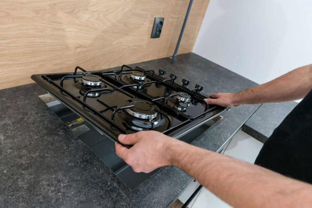 gas stove installation